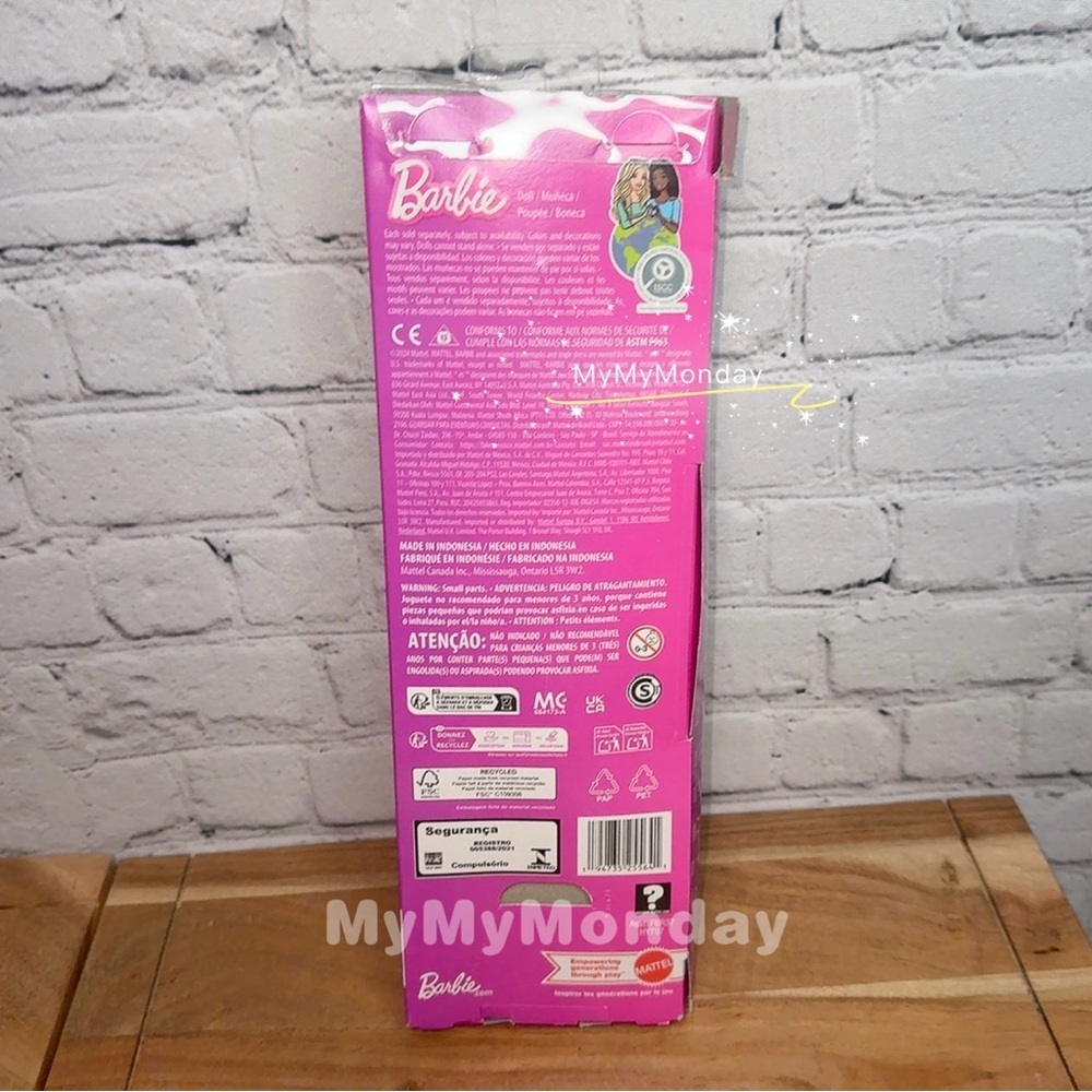Barbie Fashionistas Doll 242 Type 1 Diabetes Breakthrough Polka Dot 2025 - Picture 6 of 6